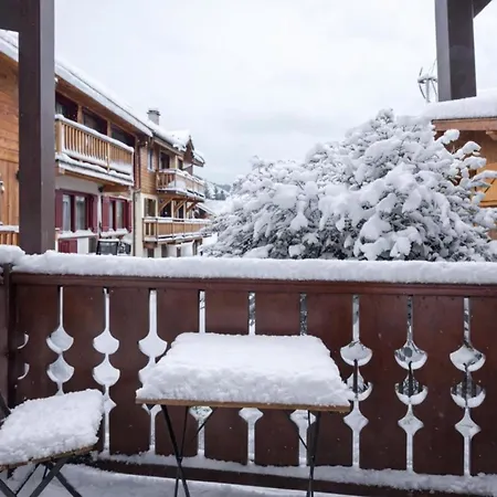 公寓 Very Bright Cocoon With Balcony Near The Slopes *